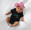 Front Graphic Baby Onesie | Pretty in Pink Onesie | Divine Legacy Kids