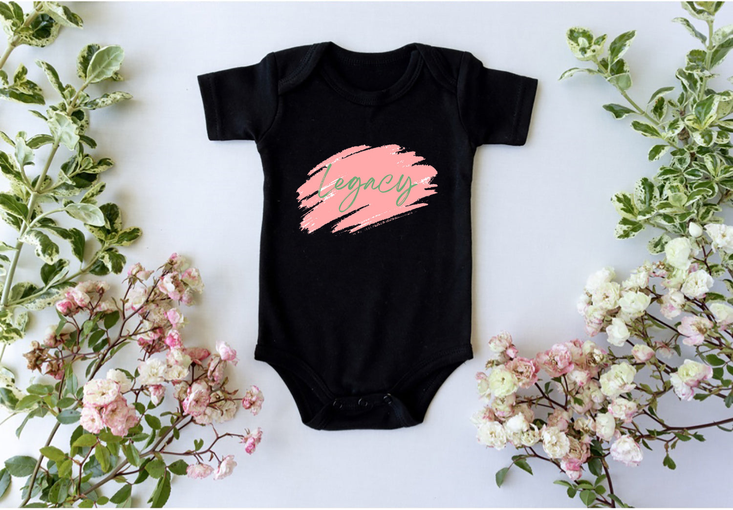 Short Sleeve Legacy Onesie | Baby Legacy Onesie | Divine Legacy Kids