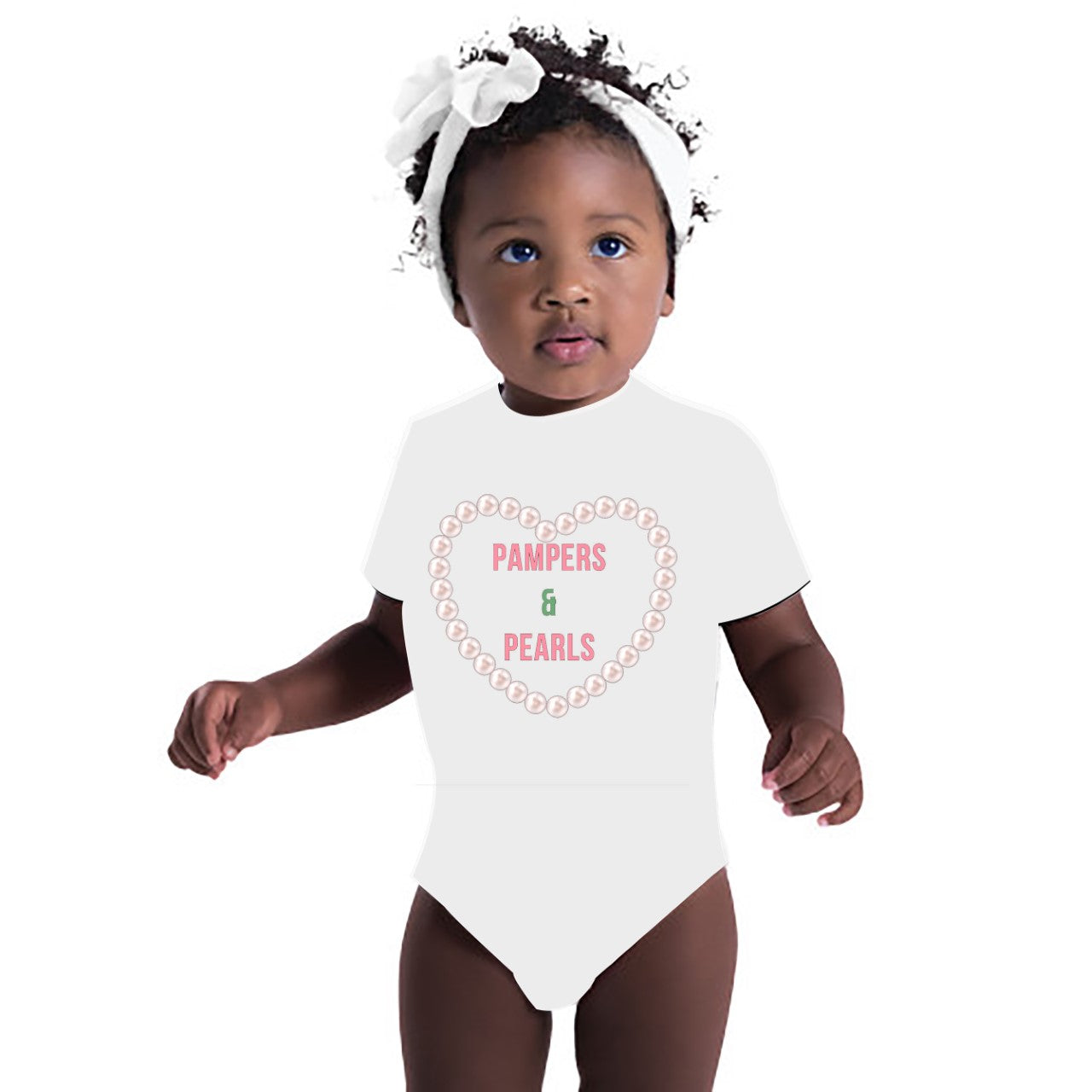 One Piece Baby Onesies | Pampers Pearls Onesie | Divine Legacy Kids